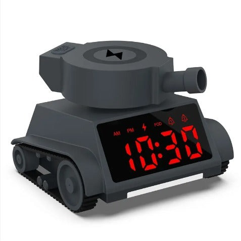 Novel Design Tank LED Clock Light Kids Army USB Phone Charging Tank Car Toy Clock BargainsRule