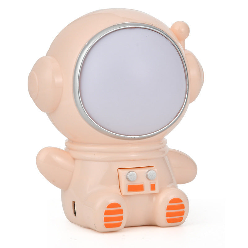 Cartoon Led Rechargeable Eye Protection Table Lamp Creative Spaceman Astronaut Small Night Lamp