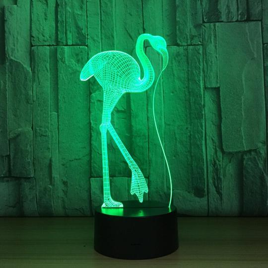 Colorful Touch Remote Control LED Visual Light Gift 3D Small Table Lamp BargainsRule