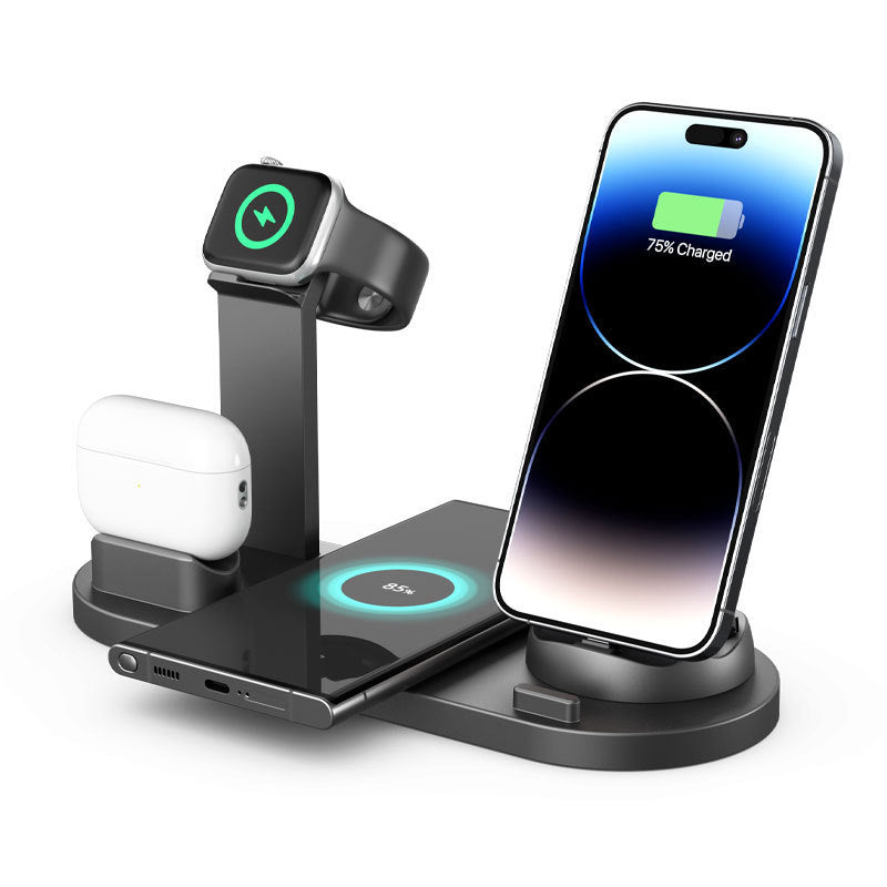 Three-in-one Wireless Charger Mobile Phone Holder BargainsRule