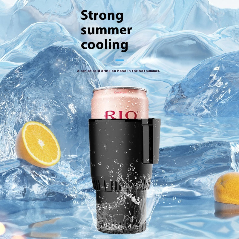 On Board Cooling And Warming Cup Fast Refrigeration Cup Heating 12V Heating Cup Dual-purpose Cooling BargainsRule