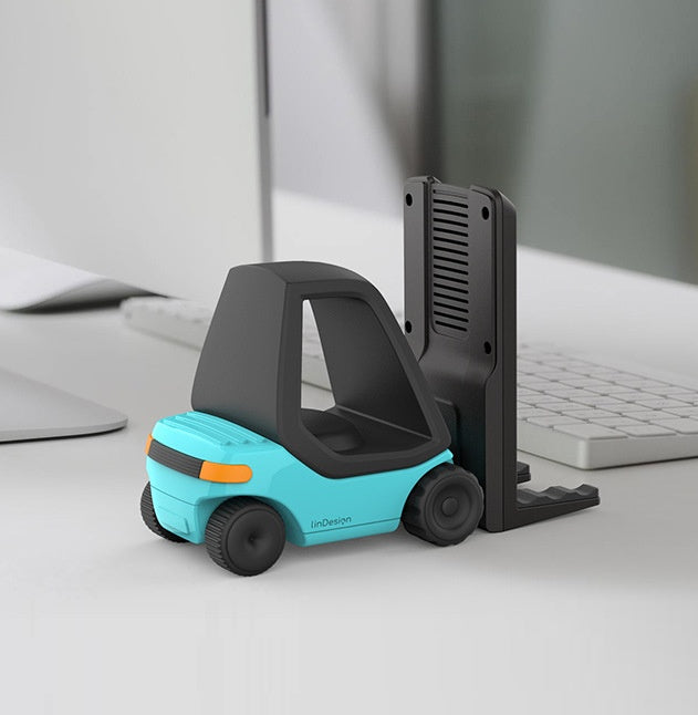 Forklift Creative Mobile Phone Stand Wireless Charger BargainsRule