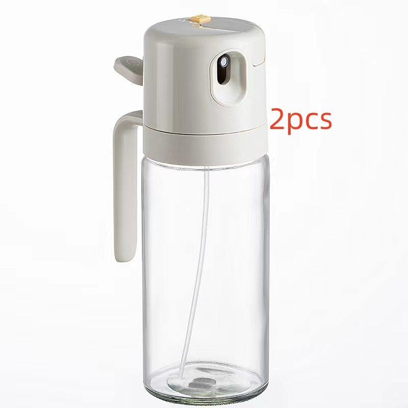 2 In 1 Oil Sprayer Bottle BBQ Cooking Oil Dispenser Olive Oil Pourers Sprayer Kitchen Baking Oil Mister Vinegar Bottle BargainsRule