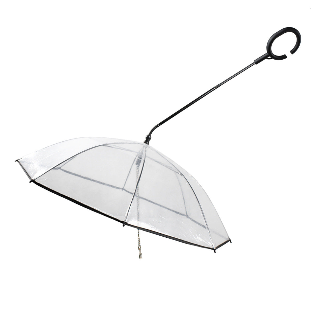 Hot Selling Transparent Pet Supplies Adjustable Pet C Type Umbrella