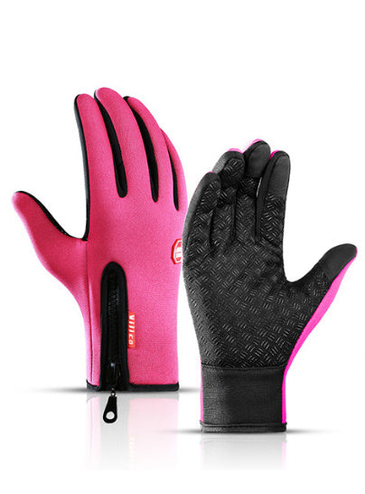 Winter Gloves Touch Screen Riding Motorcycle Sliding Waterproof Sports Gloves With Fleece BargainsRule