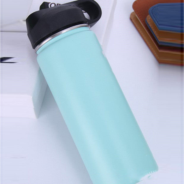 Stainless Steel Wide-mouth Outdoor Sports Vacuum Flask BargainsRule