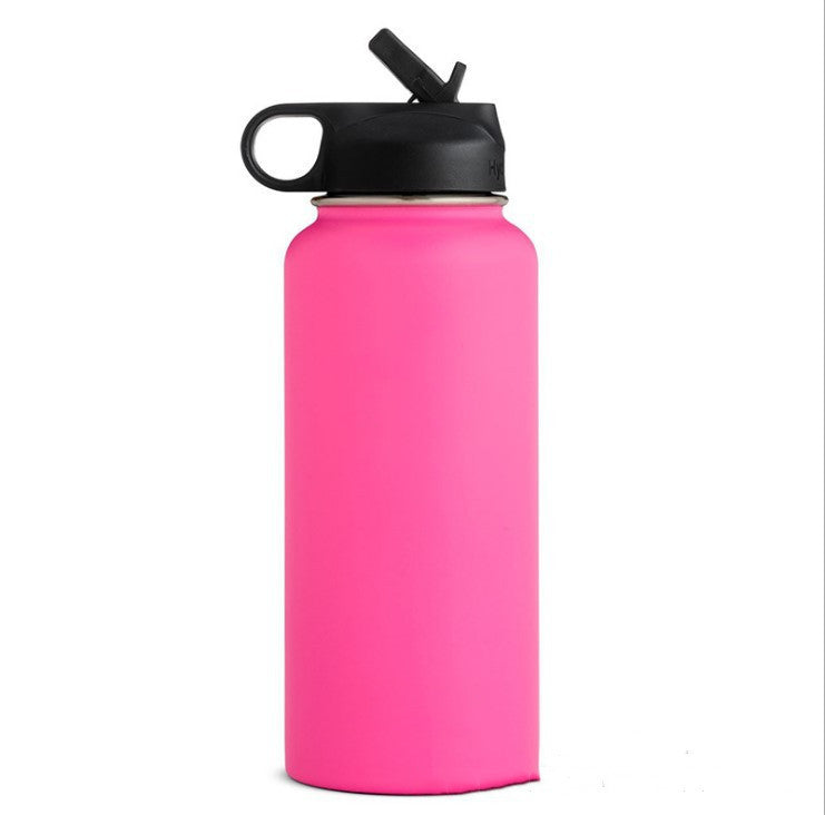 Stainless Steel Wide-mouth Outdoor Sports Vacuum Flask BargainsRule