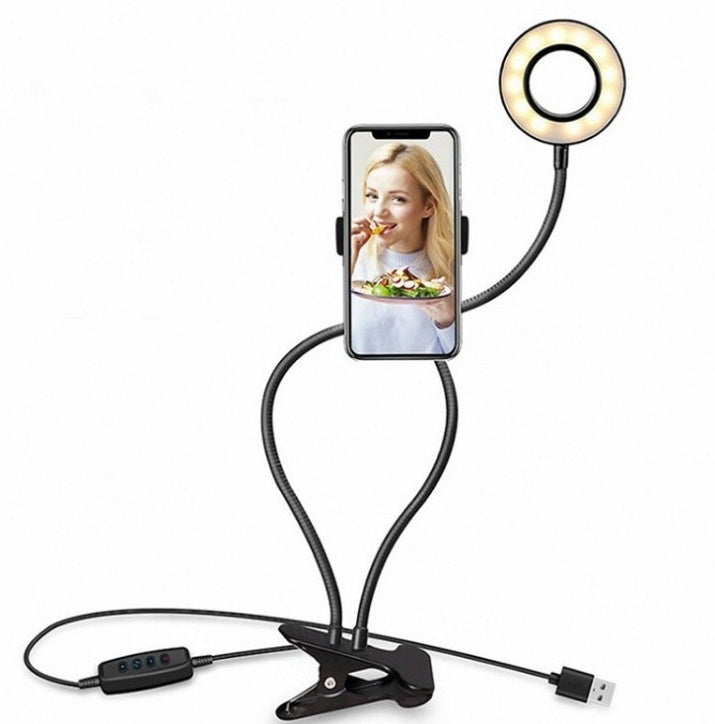 LED Selfie Ring Light for Live Adjustable Makeup Light-8cm Stand BargainsRule