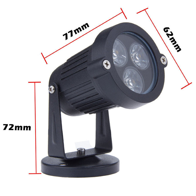 Outdoor waterproof circular floodlight