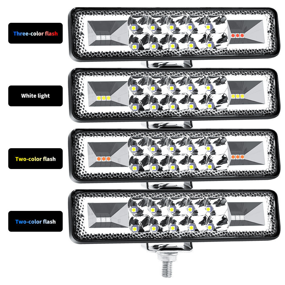 Car LED Work Light In-line 6 Inch 16LED Strobe BargainsRule