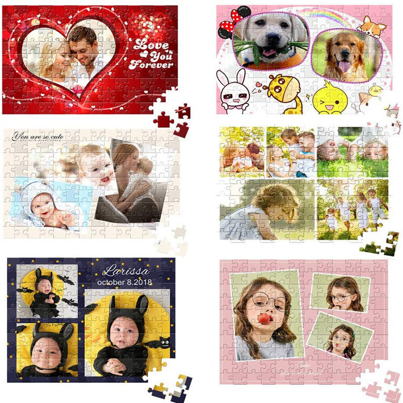 Wooden Photo Custom Jigsaw Puzzle DIY Personalized Gifts Puzzle