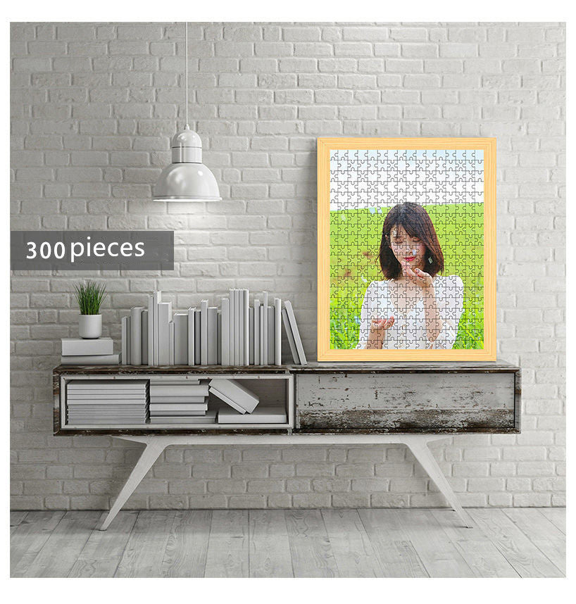 Wooden Photo Custom Jigsaw Puzzle DIY Personalized Gifts Puzzle BargainsRule