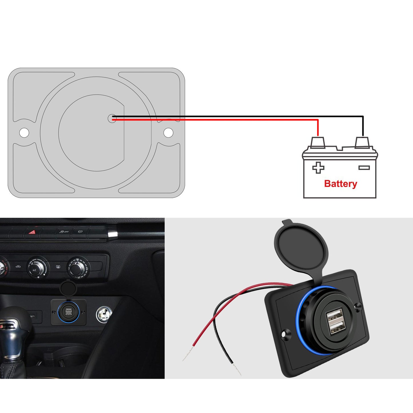 Car Phone Charger With Led Aperture BargainsRule