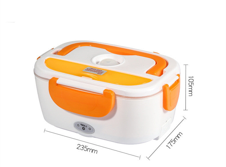 Kitchen Electric Heated Lunch Box Stainless Steel School Car Picnic Food Heating Heater Food Warmer Container BargainsRule