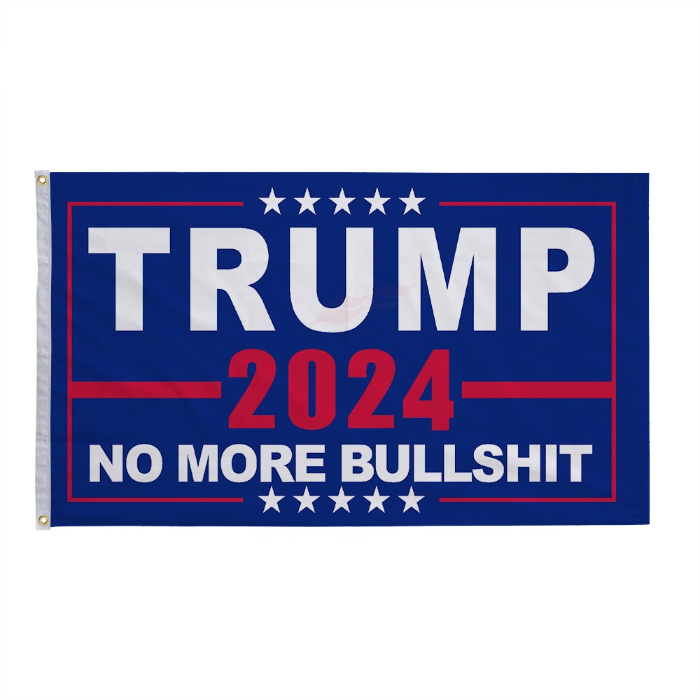 2024 Trump Trump Election President Custom Flag