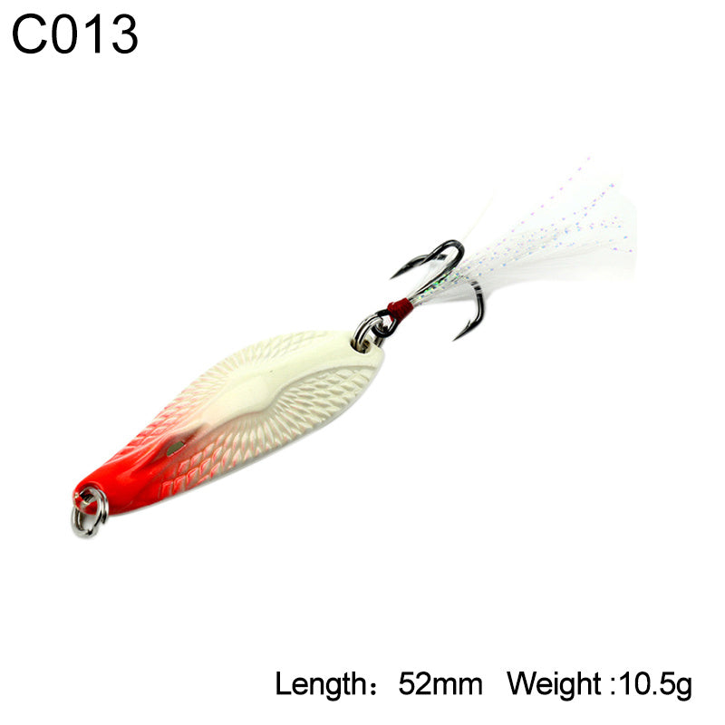 Sequined metal long shot bionic fake bait