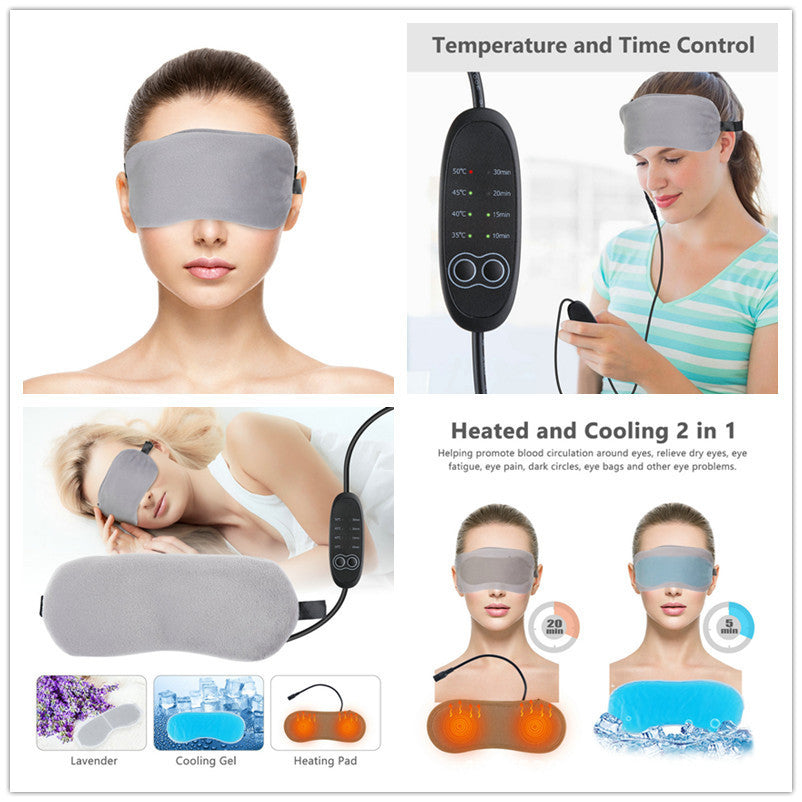 Four Speed Temperature Control Of Rechargeable Heating Steam Hot Compress Eye Mask BargainsRule