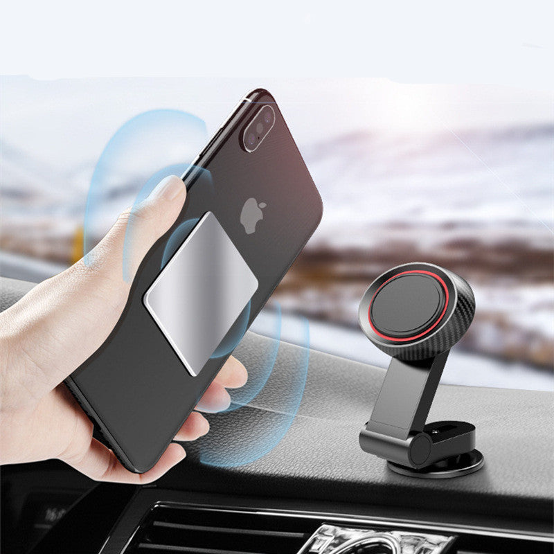 360 Degree Rotating Desktop Folding Magnetic Car Navigation Mobile Phone Holder Car Dashboard Support Frame Auto Accessories BargainsRule