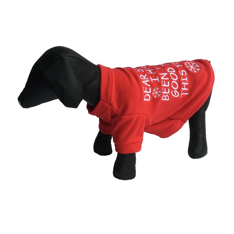 Christmas pet sweater