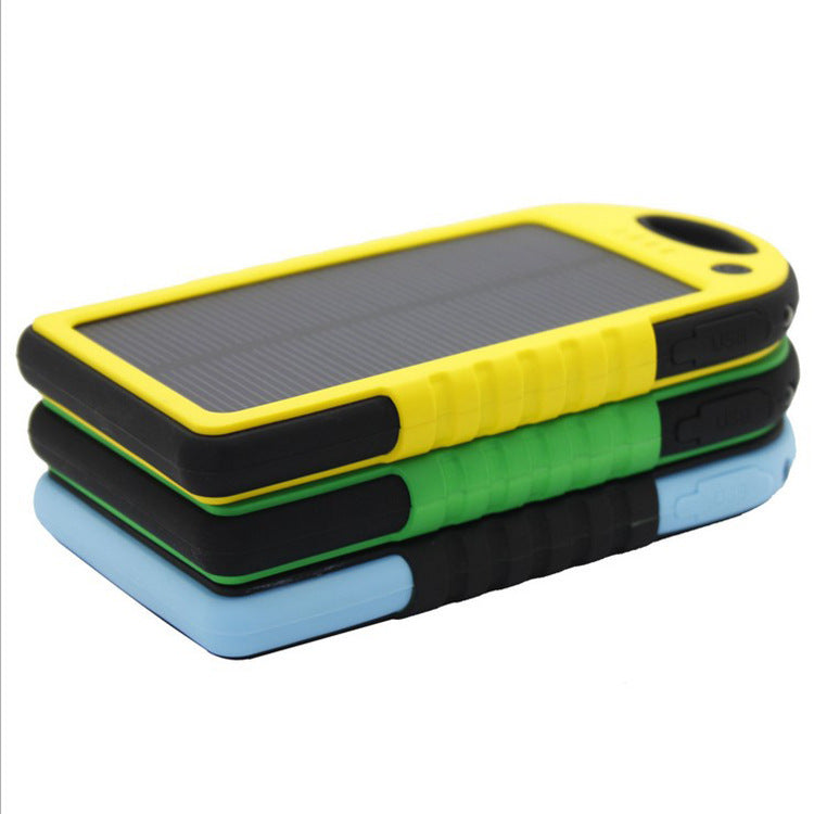 Solar Power Bank Dual Battery Charger