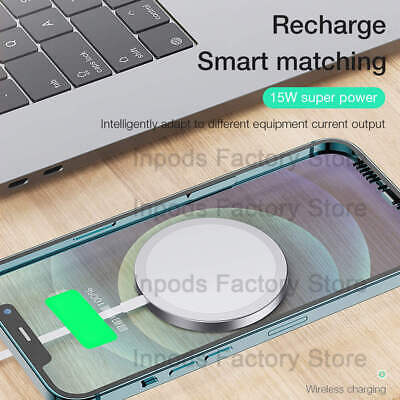 Compatible with Apple, Magnet Safe Fast 15w Wireless Charger for Iphon