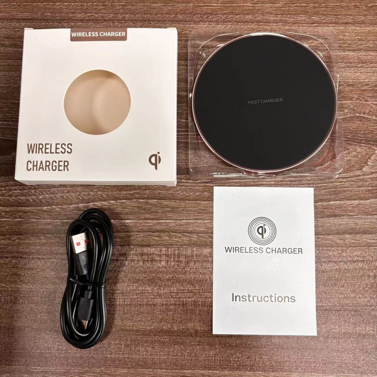 Wireless Phone Charger Disc Aluminum Alloy BargainsRule