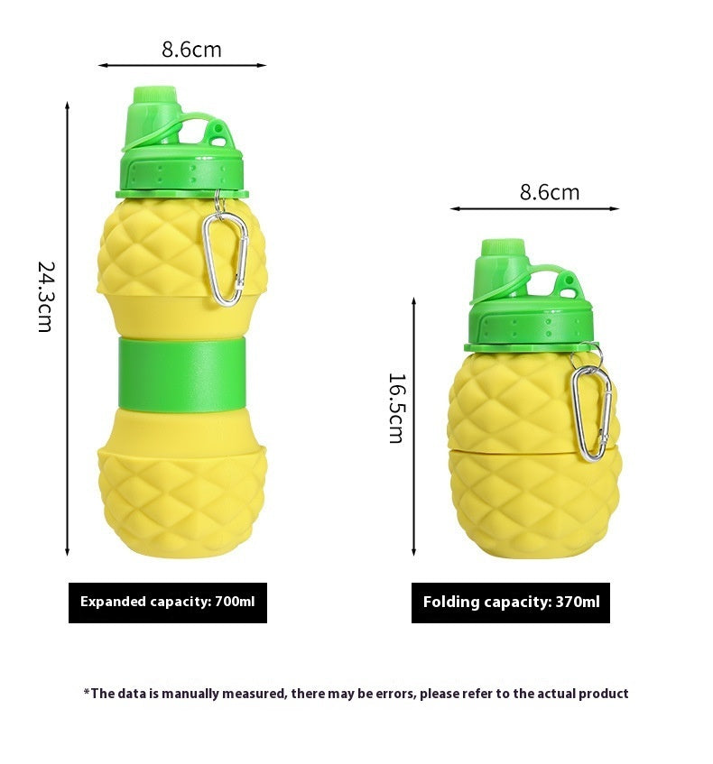 Silicone Folding Water Retractable Sports Bottle