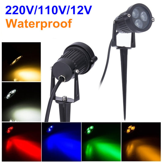 Outdoor waterproof circular floodlight