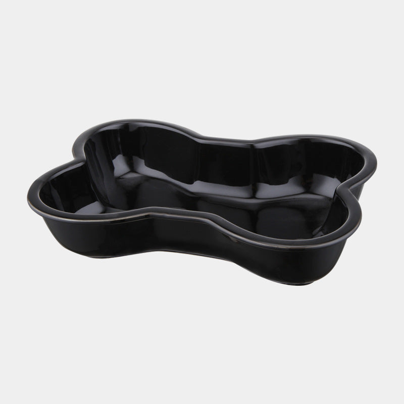 Anti-overturning pet cat/small dog bowl