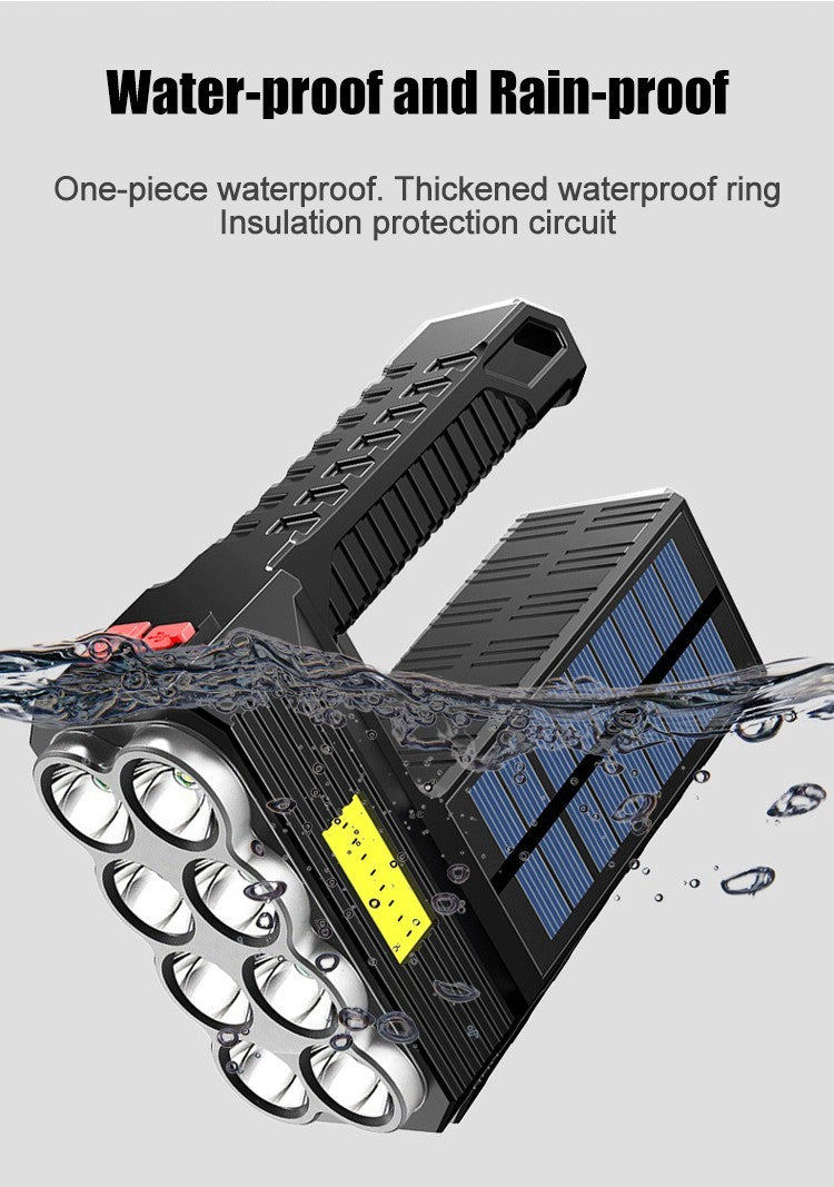 Solar Rechargeable Usb Flashlight Led BargainsRule