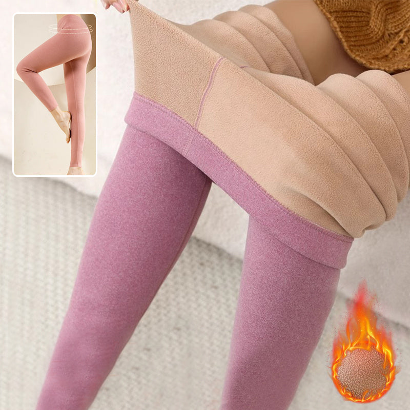 Warm Cashmere Leggings Winter Solid Slim Pants Fashion Trousers For Women Clothing BargainsRule