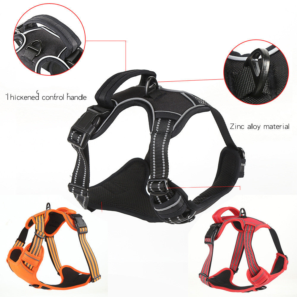 Dog Harness No Pull Breathable Reflective Pet Harness Vest BargainsRule