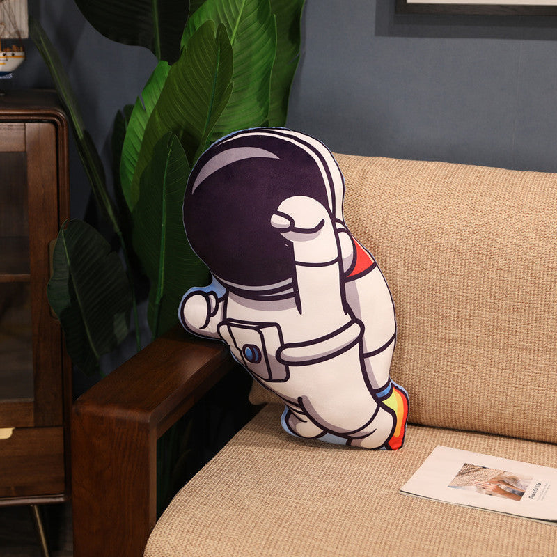 Simulation Space Series Plush Pillow Toys Astronaut Spaceman Rocket Spacecraft Stuffed Doll Nap Pillow Kids Birthday Gifts BargainsRule