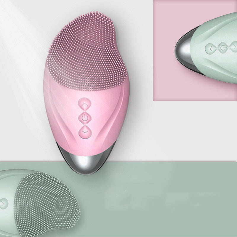 Heated electric silicone cleansing instrument