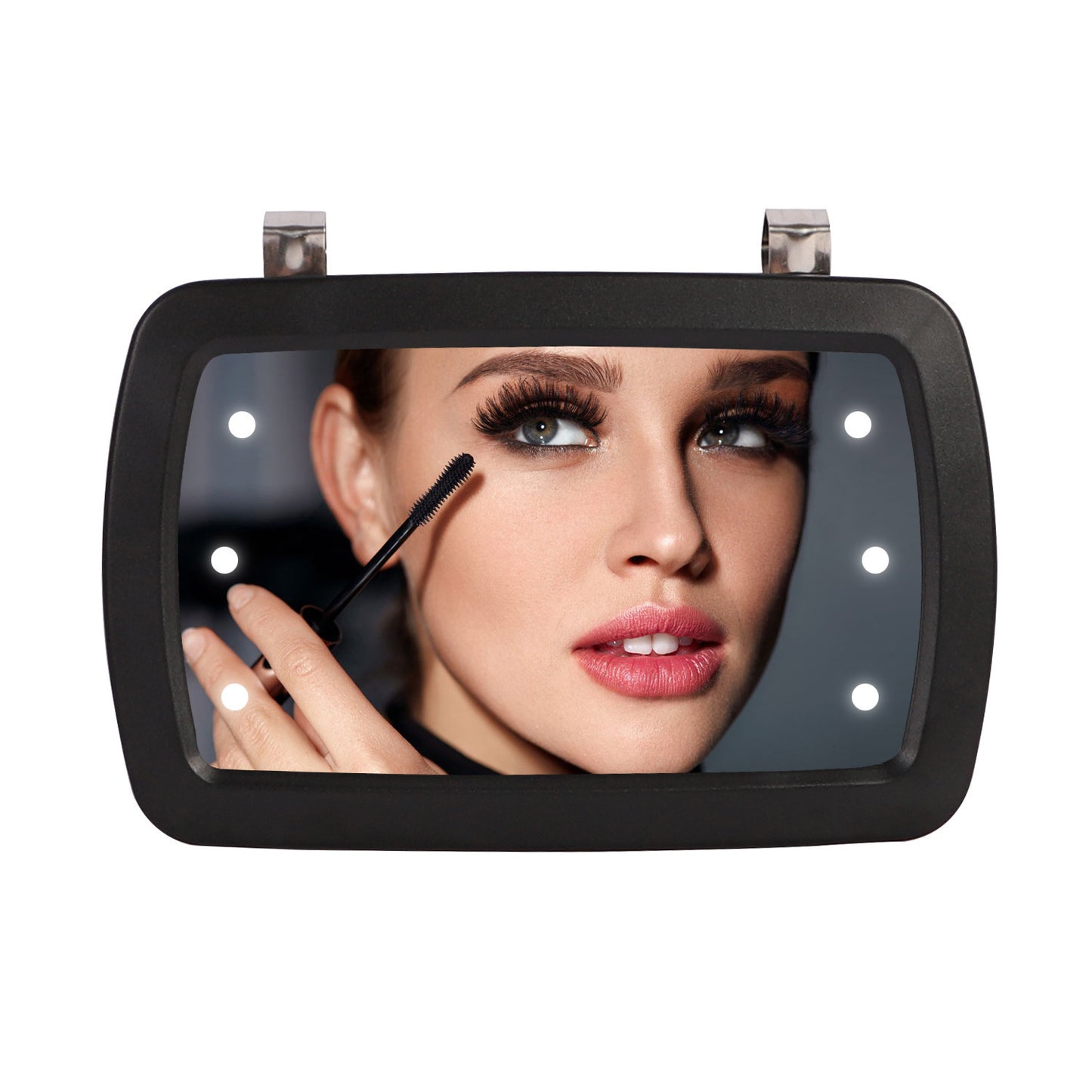 Car LED Cosmetic Mirror Sun Visor BargainsRule