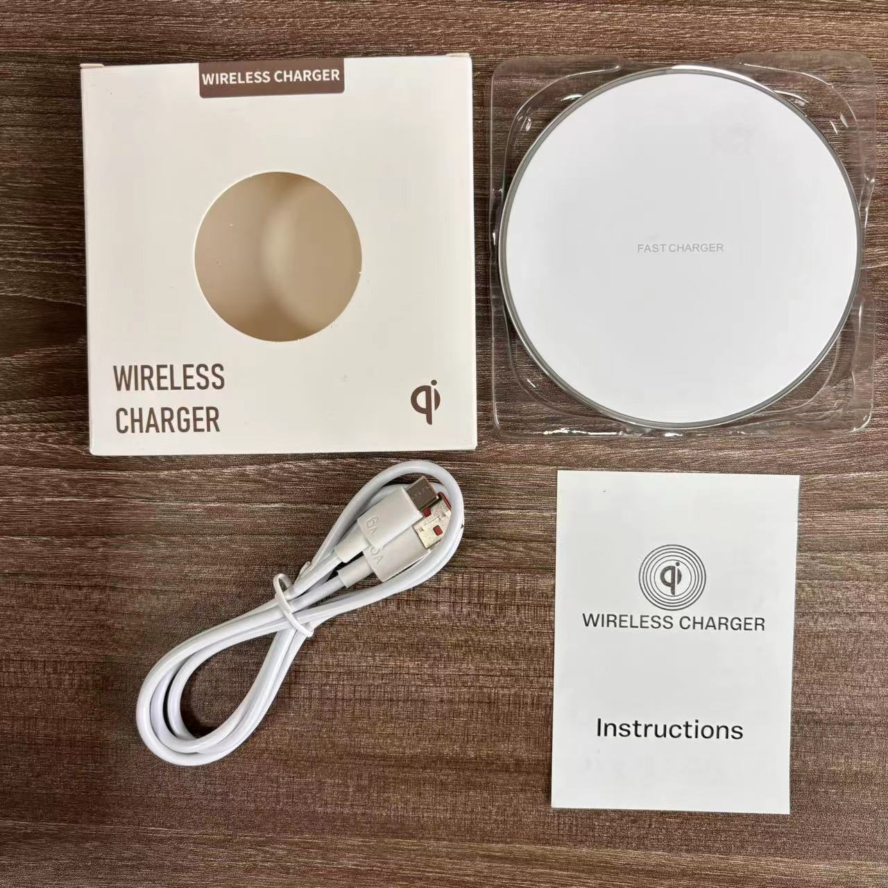 Wireless Phone Charger Disc Aluminum Alloy BargainsRule