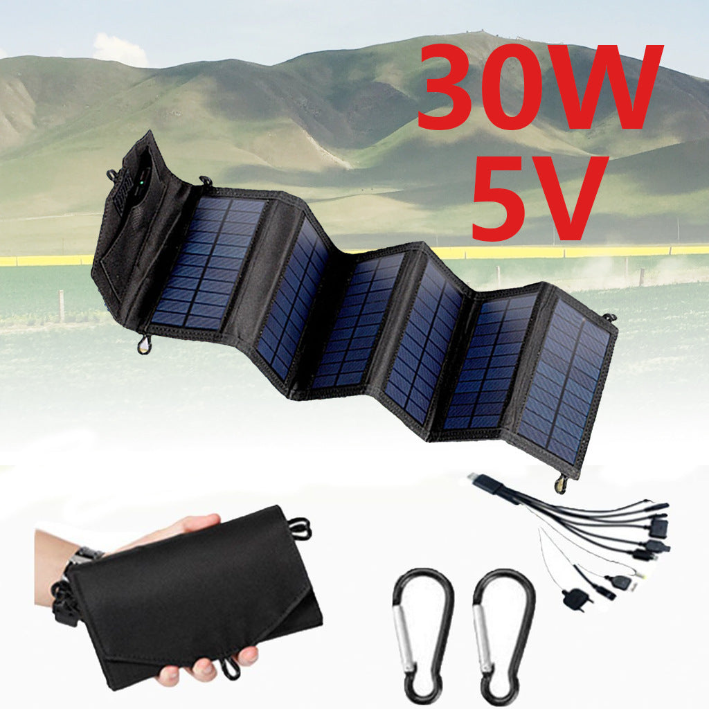 30W Solar Charging Board Folding Bag Portable