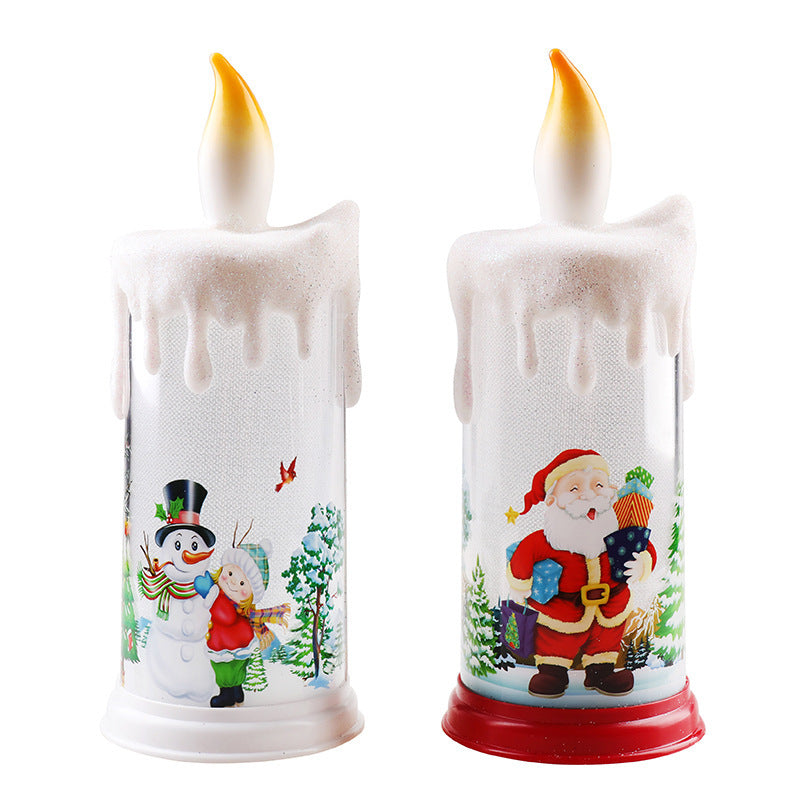 Simulation Flame Candle Santa Claus Decoration Night Light