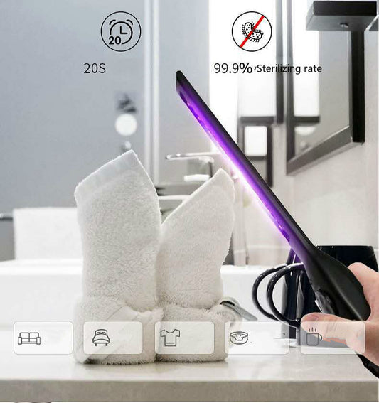 LED Handheld Usb Charging Uv Sterilizer Lamp Portable Business Trip Car Sterilizer BargainsRule