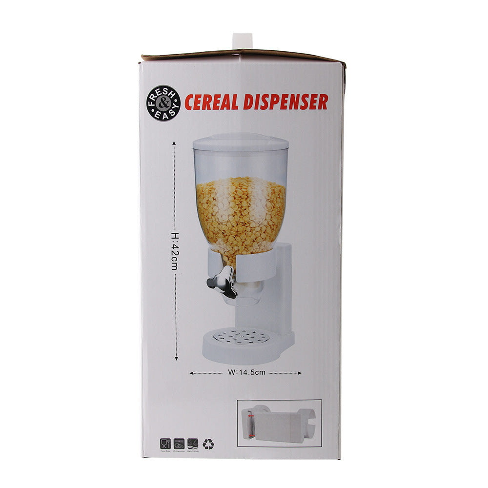 Single-head plastic food dispenser oatmeal cereal machine