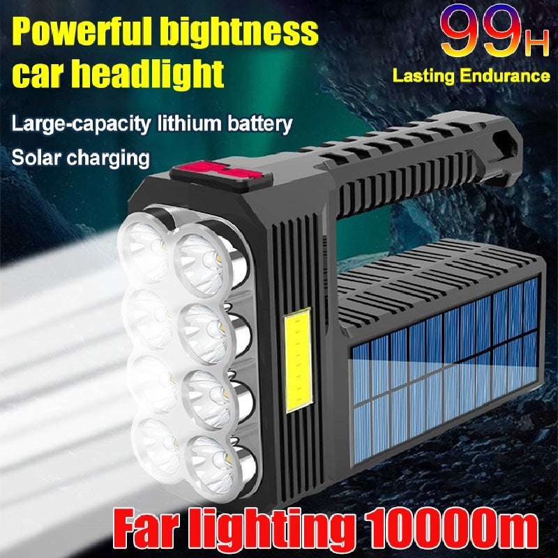 Solar Rechargeable Usb Flashlight Led BargainsRule