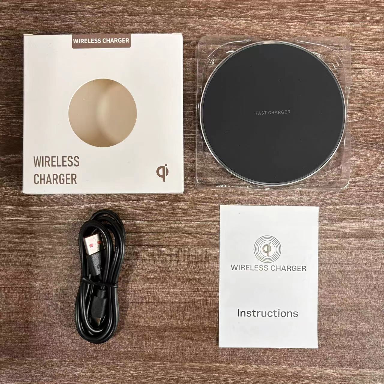 Wireless Phone Charger Disc Aluminum Alloy