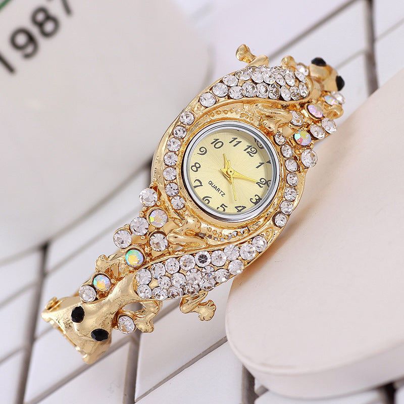 Diamond and gold bracelet watch BargainsRule