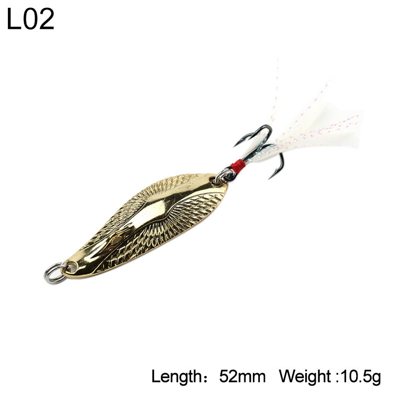 Sequined metal long shot bionic fake bait