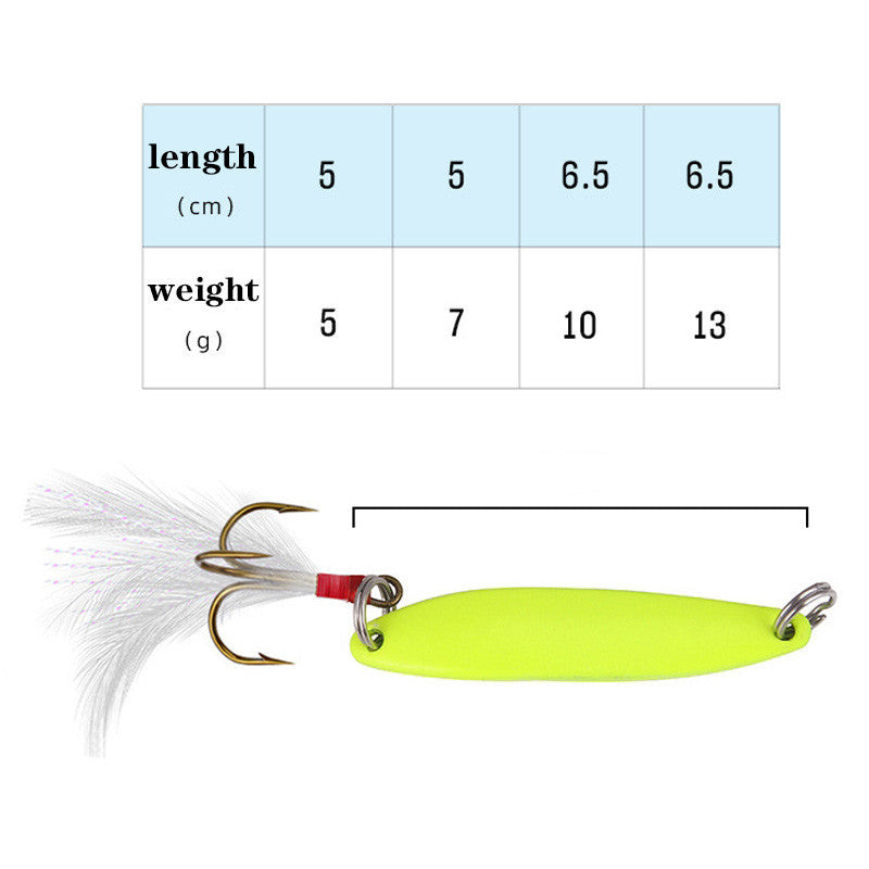 Sequin Long Shot Rotating Leech Luminous Freshwater Perch Fake Bait