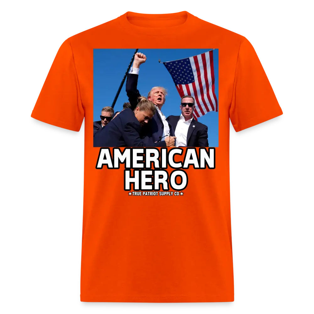 Trump Shot Assassination Attempt American Hero Fist Raised Unisex Classic T-Shirt