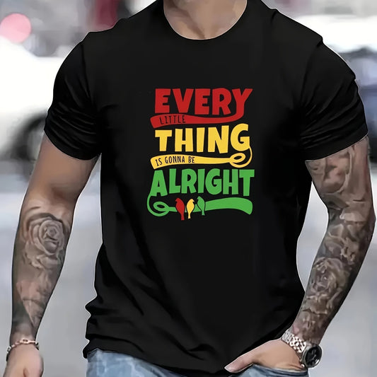 Men's Round Neck Fashionable Short Sleeved Sports T-shirt, Comfortable And Diverse, Suitable For Both Summer And Spring, Sporty Style, Comfortable Fit, A Great Gift