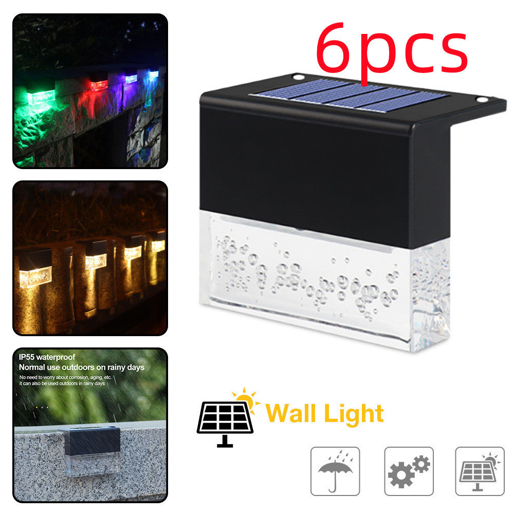 Waterproof New RGB LED Solar Light Step Fence Light BargainsRule