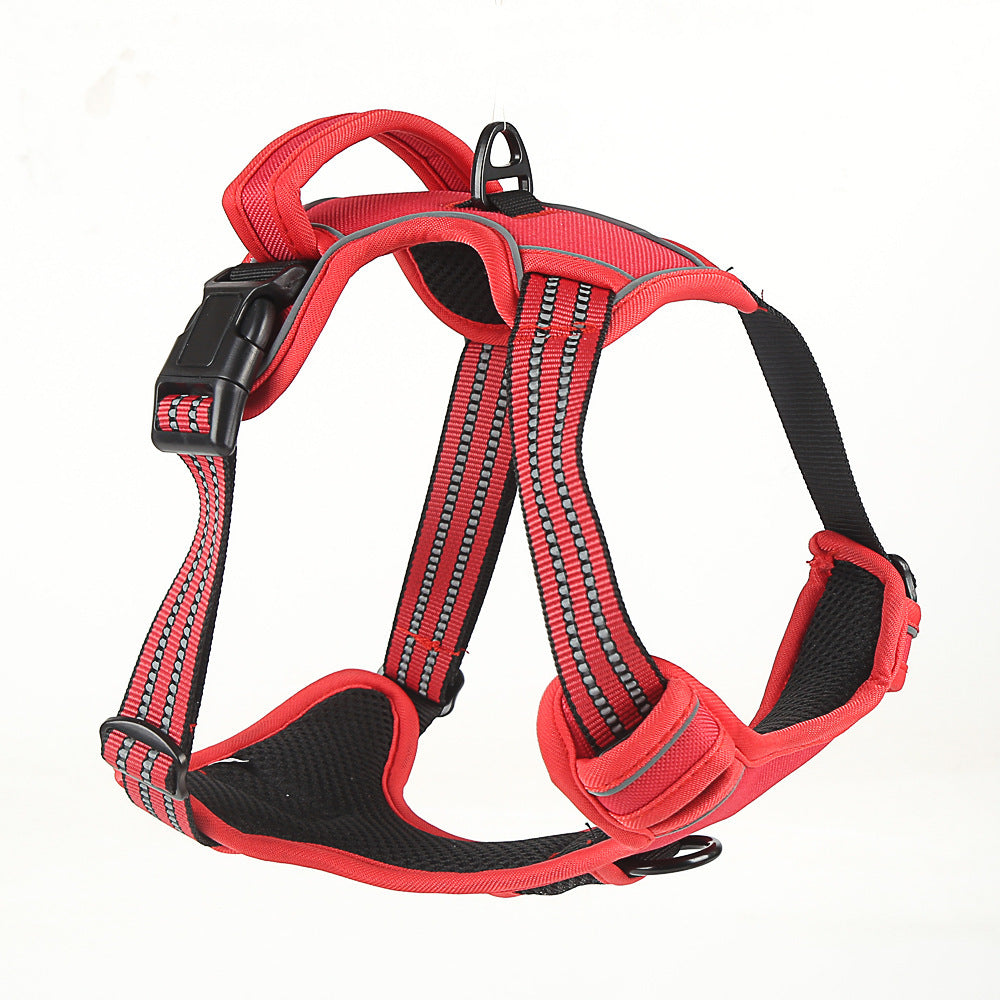 Dog Harness No Pull Breathable Reflective Pet Harness Vest BargainsRule