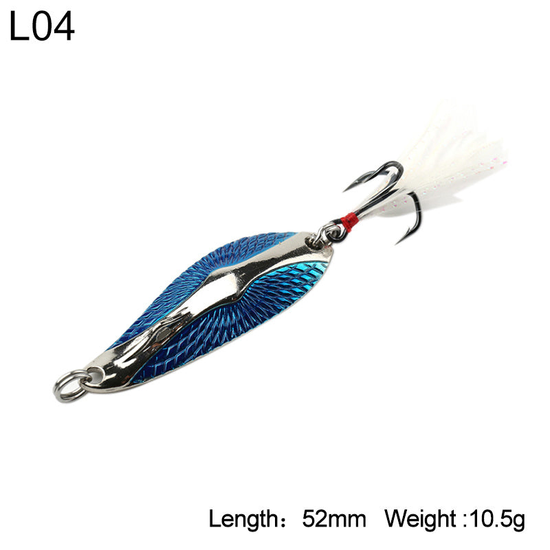 Sequined metal long shot bionic fake bait